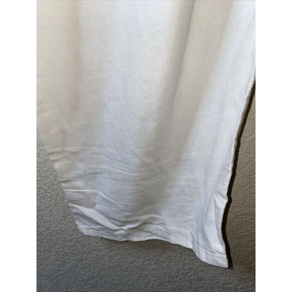 Vintage Cherokee Linen White wide leg Pants LS Shirt Set L lagen cottage - Picture 13 of 14